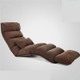 Modern sofa Bed Lounge Living Room reclining Chair Folding Adjustable Sleep Sofa(Coffee )