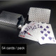 Creative Frosted Silver Tattice Back Texture Plastic From Vegas to Macau Playing Cards Texas Poker Novelty Collection Gift