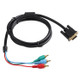 1.5m VGA to RGB Cable(Black)