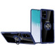 For Galaxy S20 Ultra Scratchproof TPU + Acrylic Ring Bracket Protective Case(Blue)