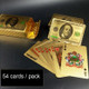 Creative Frosted Mosaic Gold Dollar Back Texture Plastic From Vegas to Macau Playing Cards Texas Poker Novelty Collection Gift