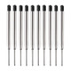 10 PCS Defensive Pen Refills Roller Ball Pen Refill Black Ink Fit for Defense Pen(Black)