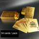 Creative Frosted Mosaic Gold Double Dragon Kung Hei Fat Choy Back Texture Plastic From Vegas to Macau Playing Cards Texas Poker Novelty Collection Gift