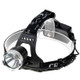 KX-K61 650lm Light Headlamp, Cree XM-L T6 LED, 3-Mode, White Light (Black + Silver)