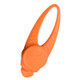 LED Night Light Pet Safety Collar Silicone Pendant (Orange)