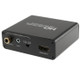 HDV-339 Full HD HDMI to DVI + Digital Coax / Analog Stereo Audio Converter Adapter(Black)