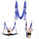6 Handles Bodybuilding Handstand Inelasticity Aerial Yoga Hammock(Phantom Purple)