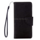 For Sony Xperia E5 Butterflies Embossing Horizontal Flip Leather Case with Holder & Card Slots & Wallet & Lanyard(Black)