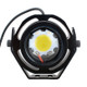 10W 500LM White Light 6500K COB LED Wired Hexagon Eagle Eyes Car Fog Lamp, Wire Length:35cm, DC 12-24V(Black)