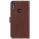 For Motorola One Power (P30 Note) G7 Pressed Flowers Horizontal Flip Leather Case With Magnetic Buckle & Holder & Card Slots & Wallet (Brown)