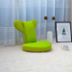 Living Room Foldable Chair Adjustable Floor Legless Tatami Zaisu Yoga Posture Chair Sofa(Green)
