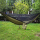 Portable Outdoor Parachute Hammock with Mosquito Nets (Army Green)