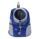 Outdoor Pet Dog Carrier Bag Front Bag Double Shoulder Portable Travel Backpack Mesh Backpack Head, Size:S(Blue)