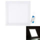 24W Square LED Surface Panel Light with LED Driver, 30cm 120 LEDs SMD 2835 2400LM, AC 85-265V