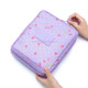 2 PCS Waterproof Make Up Bag Travel Organizer for Toiletries Kit(Purple cherry)