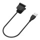 For FITBIT Alta HR 55cm Charging Cable(Black)