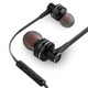 awei ES-10TY TPE In-ear Wire Control Earphone with Mic, For iPhone, iPad, Galaxy, Huawei, Xiaomi, LG, HTC and Other Smartphones(Black)