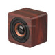 Q1 Wooden Mini Portable Mega Bass Wireless Bluetooth Speaker (Red)