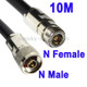N Female to N Male WiFi Extension Cable, Cable Length: 10M