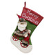 CX192019 Santa Claus Pattern Christmas Sock Gift Bag Christmas Tree Pendant Decoration