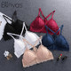 Camisole Female Wrapped Chest Tube Top Underwear Sexy Lace Gathered Base Bra with Chest Pad, Size:One Size(Skin)