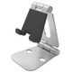 Universal Aluminum Alloy Foldable Adjustable Holder Stand, for iPad, Samsung, Lenovo, Sony, and other Tablet(Silver)