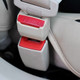 2 PCS Universal Car Seat Belt Extension Buckle(Grey)