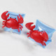 Children Inflatable Red Crabs Shape Arm Bands Floatation Sleeves Water Wings Swimming Floats, Size: 16x20x15cm