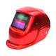 Solar Automatic Variable Light Electric Welding Protective Mask  Welding Helmet(Red)