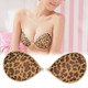 Fashion High Quality Leopard Pattern Nude Bra Invisible Bra (Size: B)