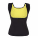 3 PCS Neoprene Sweat Sauna Hot Body Shapers Vest Waist Trainer Vest Shapewear Weight Loss Waist Shaper Corset, Size:L(Black)