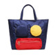 Cartoon Face Shoulder Bags Crossbody Women Handbags (Blue)