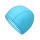 Adult Waterproof PU Coating Stretchy Swimming Cap Keep Long Hair Dry Ear Protection Swim Cap (Baby Blue)