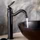 Copper Black Ancient Red Hot Cold Water Bathroom Basin Rotating Faucet