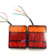 2 PCS CNSUNNY LIGHT DC 12V Car Truck Trailer Caravans LED Rear Tail Warning Brake Lights