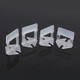 100 PCS 2.0mm Lengthen Tile Leveling System Clips Kit Wall Floor Tile Spacer Tiling Tool  for Paving Locator Tool OG6480