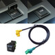 Car Navigation RCD510+310+ USB Adapter Switch Plug + Wiring Hardness for Volkswagen Golf 6 / Scirocco / Sagitar / New Bora NAV231/268MF