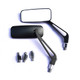 Anti-glare Square Aluminum Motorcycle Modified Rearview Mirror