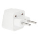 20 PCS Portable UK US to EU Plug Adapter Power Socket Travel Converter