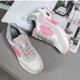 Women Footwear Breathable Mesh Sneaker Shoes, Size:36(Gray pink)