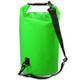 Outdoor Waterproof Single Shoulder Bag Dry Sack PVC Barrel Bag, Capacity: 5L (Green)
