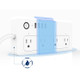 XS-A24 WiFi Smart Power Plug Socket Wireless Remote Control Timer Power Switch with USB Port, Compatible with Alexa and Google Home, Support iOS and Android, US Plug