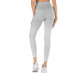 Fitness Sports Quick-drying Breathable Mesh Hip Yoga Pants (Color:Grey Size:L)