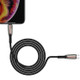 JOYROOM S-M417 Roma Series PD Fast Charging Cable 8 Pin to USB-C / Type-C Weave Data Cable, Length: 1.2m (Black)