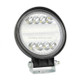 2 PCS 4 inch 15W Spot / Flood Light White Light Round-Shaped Waterproof Car SUV Work Lights Spotlight LED Bulbs, DC 9-30V