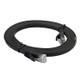 3m CAT6 Ultra-thin Flat Ethernet Network LAN Cable, Patch Lead RJ45 (Black)