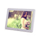 12.0 Inch LED Display Multi-media Digital Photo Frame with Holder / Music & Movie Player / Remote Control Function, Support USB / SD, Built in Stereo Speaker(White)
