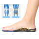 One Pair Flatfoot Orthotics Cubitus Varus Orthopedic Feet Cushion Pads Care Insoles, Shoe Size:L(44-47)