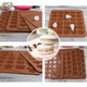 2 PCS Kitchen Roast Silicone Macaron Oven Baking Pad, Size: 26*29cm