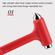 3 PCS Multifunctional Safety Hammers Car Windows Breaker Mini Rescue Escape Tool